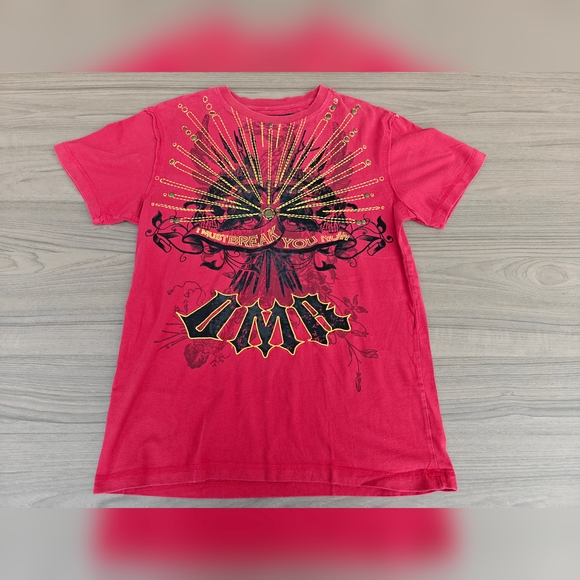 Y2K OMR STUDDED RED T L ① - Picture 2 of 6